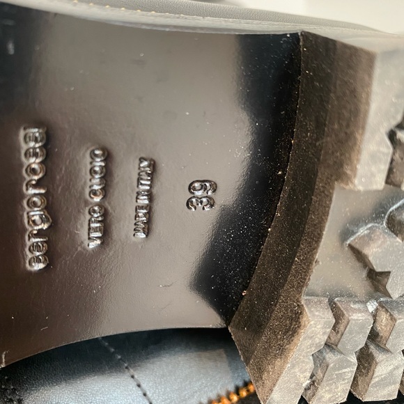Sergio Rossi Combat Boots 39 - Picture 3 of 7
